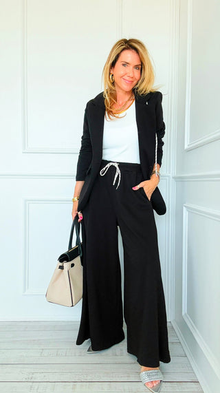 Caroline Italian Pant- Black