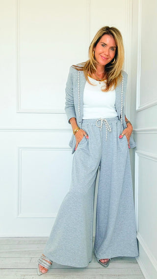 Caroline Italian Pant- Grey