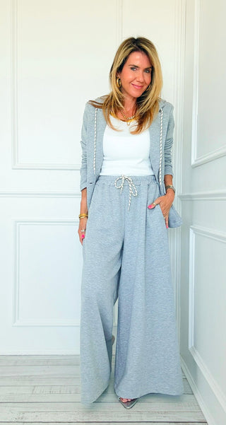 Caroline Italian Pant- Grey