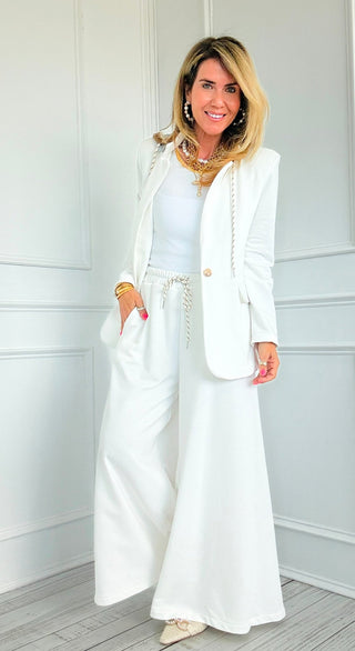 Caroline Italian Pant- Off White