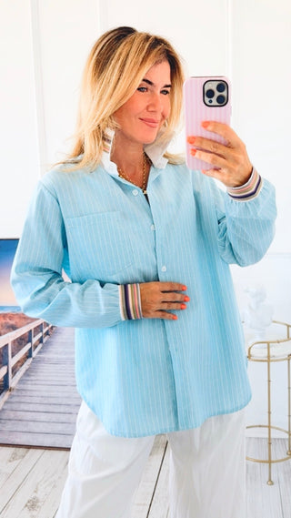CB Custom - Coastal Collar Italian Top