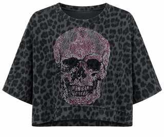 CB Custom - Leopard After Dark French Terry Italian Top