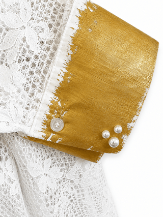 CB Custom - Pearls & Prosecco Italian Blouse