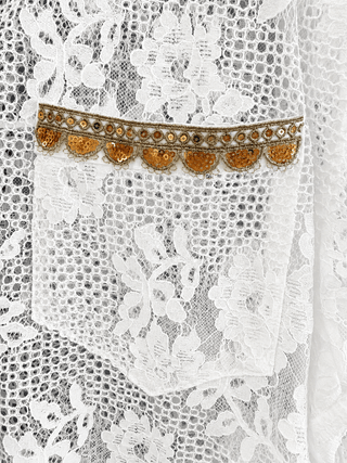 CB Custom - Pearls & Prosecco Italian Blouse