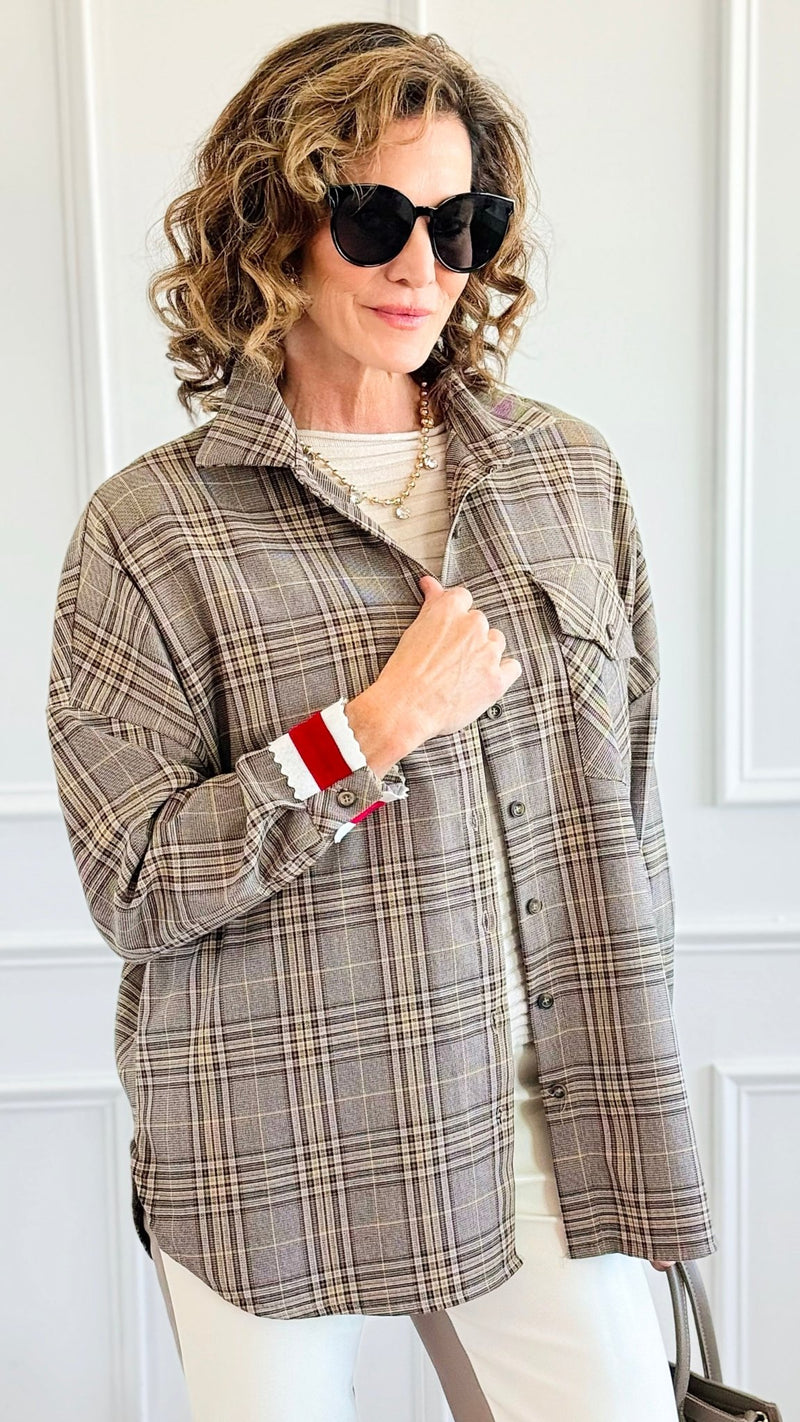 CB CUSTOM - Ribbon Runway Italian Top-170 Bottoms-AZUL MONACO / Holly-Coastal Bloom Boutique, find the trendiest versions of the popular styles and looks Located in Indialantic, FL