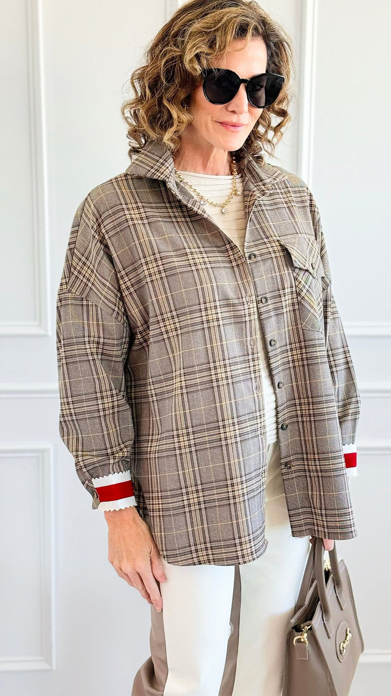 CB CUSTOM - Ribbon Runway Italian Top-170 Bottoms-AZUL MONACO / Holly-Coastal Bloom Boutique, find the trendiest versions of the popular styles and looks Located in Indialantic, FL