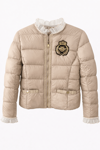 CB Custom - The Duchess Pearl Jacket - Dark Taupe
