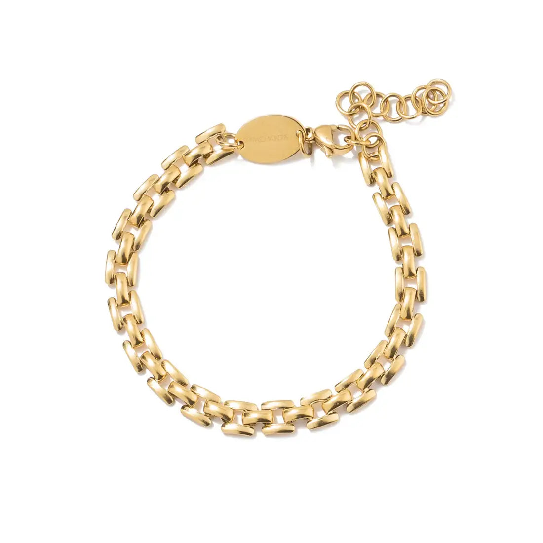 Squared Chain Bracelet-230 Jewelry-BRENDA GRANDS-Coastal Bloom Boutique, find the trendiest versions of the popular styles and looks Located in Indialantic, FL