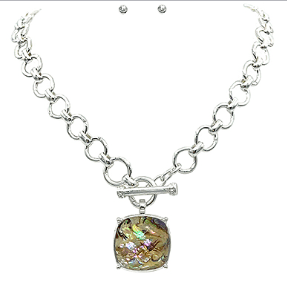 Celestial Drift Toggle Necklace