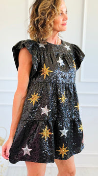 Celestial Luxe Sequin Mini Dress-200 Dresses/Jumpsuits/Rompers-Rousseau-Coastal Bloom Boutique, find the trendiest versions of the popular styles and looks Located in Indialantic, FL