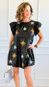 Celestial Luxe Sequin Mini Dress-200 Dresses/Jumpsuits/Rompers-Rousseau-Coastal Bloom Boutique, find the trendiest versions of the popular styles and looks Located in Indialantic, FL