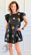 Celestial Luxe Sequin Mini Dress-200 Dresses/Jumpsuits/Rompers-Rousseau-Coastal Bloom Boutique, find the trendiest versions of the popular styles and looks Located in Indialantic, FL