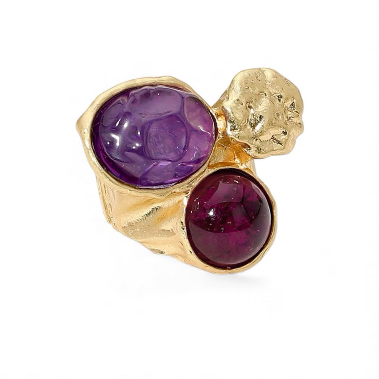 Celestial Touch Statement Ring - Purple-230 Jewelry-NYW-Coastal Bloom Boutique, find the trendiest versions of the popular styles and looks Located in Indialantic, FL