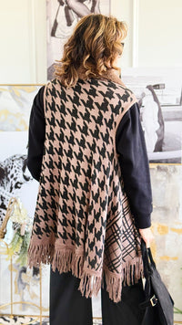 Chalet Luxe Fringe Vest-150 Cardigans/Layers-On Blue-Coastal Bloom Boutique, find the trendiest versions of the popular styles and looks Located in Indialantic, FL