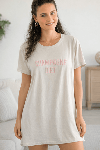 Champagne State of Mind Tee - Ecru