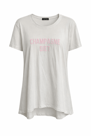 Champagne State of Mind Tee - Ecru