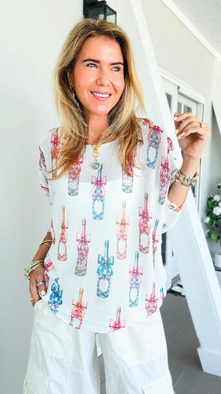 Champagne Wishes Italian St Tropez Knit