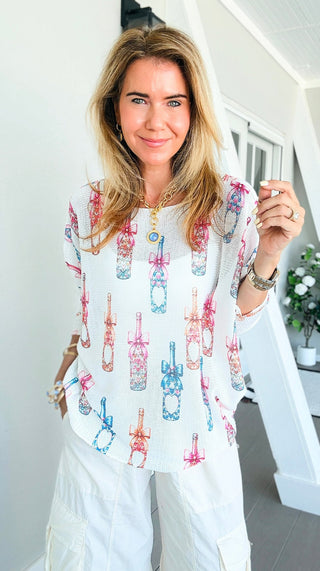 Champagne Wishes Italian St Tropez Knit