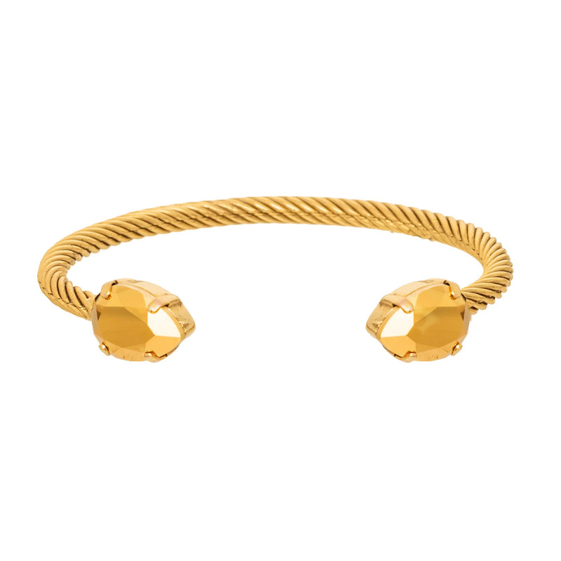 Charlotte Cuff in Pear in Aurum - TOVA-230 Jewelry-TOVA-Coastal Bloom Boutique, find the trendiest versions of the popular styles and looks Located in Indialantic, FL