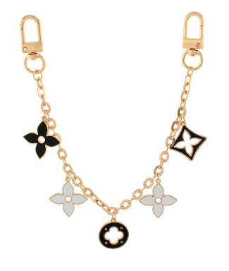 Golden Clover Monogram Bag Charm-230 Jewelry-GS JEWELRY-Coastal Bloom Boutique, find the trendiest versions of the popular styles and looks Located in Indialantic, FL