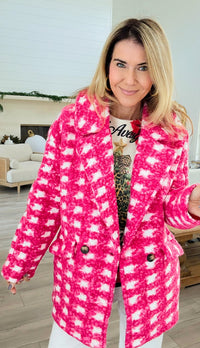 Checkmate Charm Coat-160 Jackets-Active Basic-Coastal Bloom Boutique, find the trendiest versions of the popular styles and looks Located in Indialantic, FL