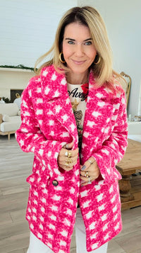 Checkmate Charm Coat-160 Jackets-Active Basic-Coastal Bloom Boutique, find the trendiest versions of the popular styles and looks Located in Indialantic, FL