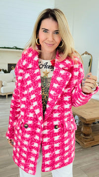 Checkmate Charm Coat-160 Jackets-Active Basic-Coastal Bloom Boutique, find the trendiest versions of the popular styles and looks Located in Indialantic, FL