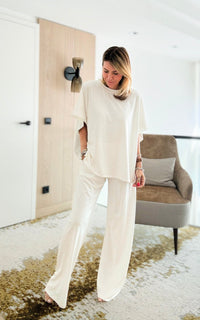 Chic Alert Italian Top - White SHOP-110 Short Sleeve Tops-Italianissimo-Coastal Bloom Boutique, find the trendiest versions of the popular styles and looks Located in Indialantic, FL