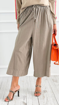Chic Corduroy Italian Pant- Taupe-100 Pants-AZUL MONACO-Coastal Bloom Boutique, find the trendiest versions of the popular styles and looks Located in Indialantic, FL
