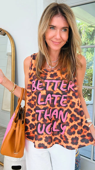 Chicly Late Sleeveless Italian Tank