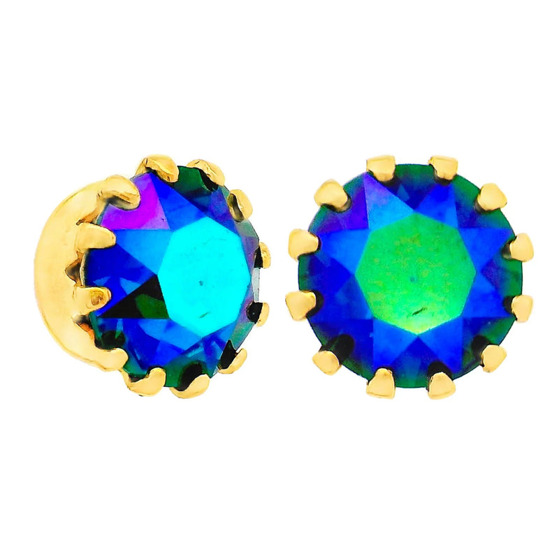 Chrisley Studs in Bohemian Wonderland - Emerald Glacier Blue - TOVA-230 Jewelry-TOVA-Coastal Bloom Boutique, find the trendiest versions of the popular styles and looks Located in Indialantic, FL