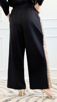 City Lines Wander Pants - Black-170 Bottoms-JODIFL-Coastal Bloom Boutique, find the trendiest versions of the popular styles and looks Located in Indialantic, FL