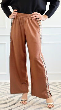 City Lines Wander Pants - Brown-170 Bottoms-JODIFL-Coastal Bloom Boutique, find the trendiest versions of the popular styles and looks Located in Indialantic, FL