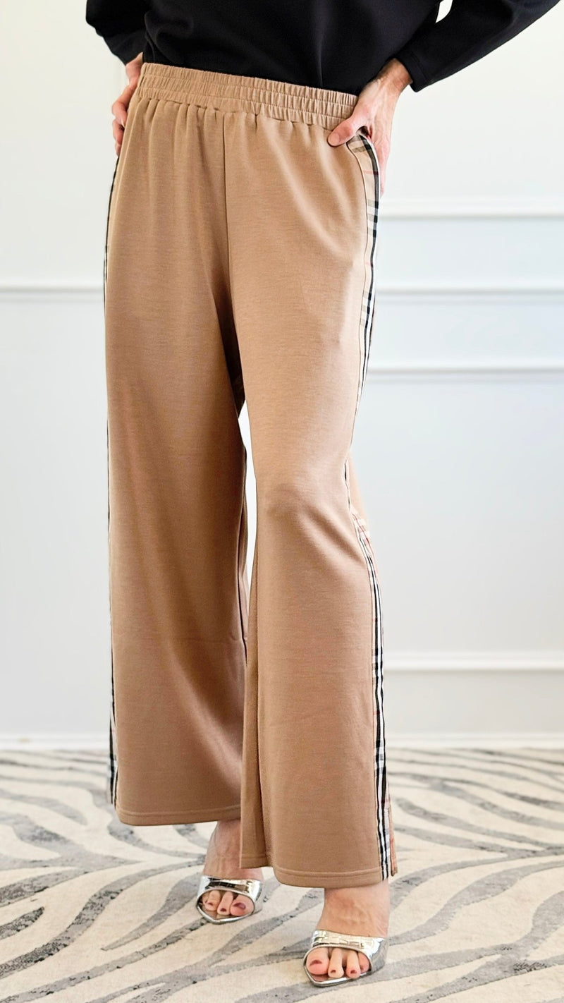 City Lines Wander Pants - Taupe-170 Bottoms-JODIFL-Coastal Bloom Boutique, find the trendiest versions of the popular styles and looks Located in Indialantic, FL