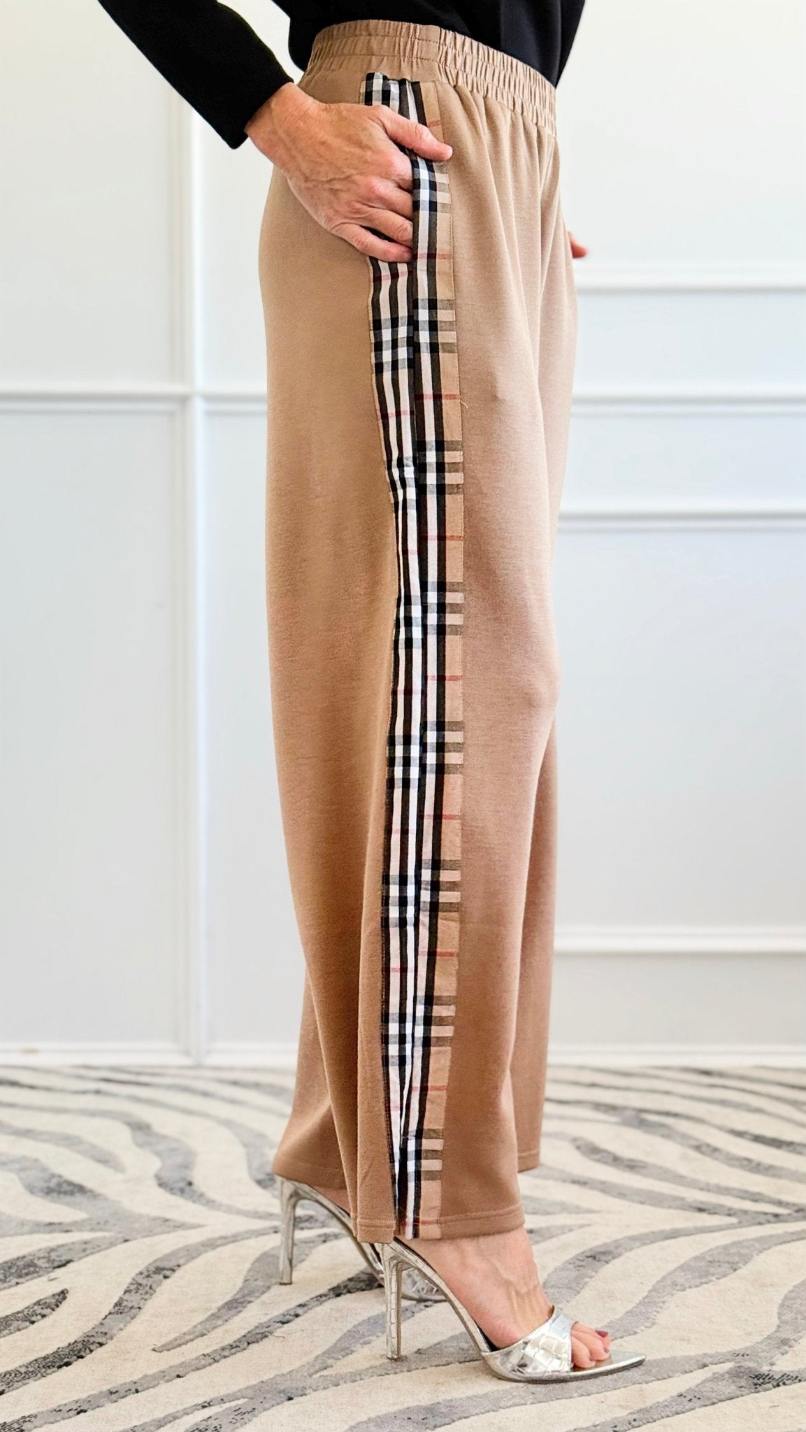 City Lines Wander Pants - Taupe-170 Bottoms-JODIFL-Coastal Bloom Boutique, find the trendiest versions of the popular styles and looks Located in Indialantic, FL