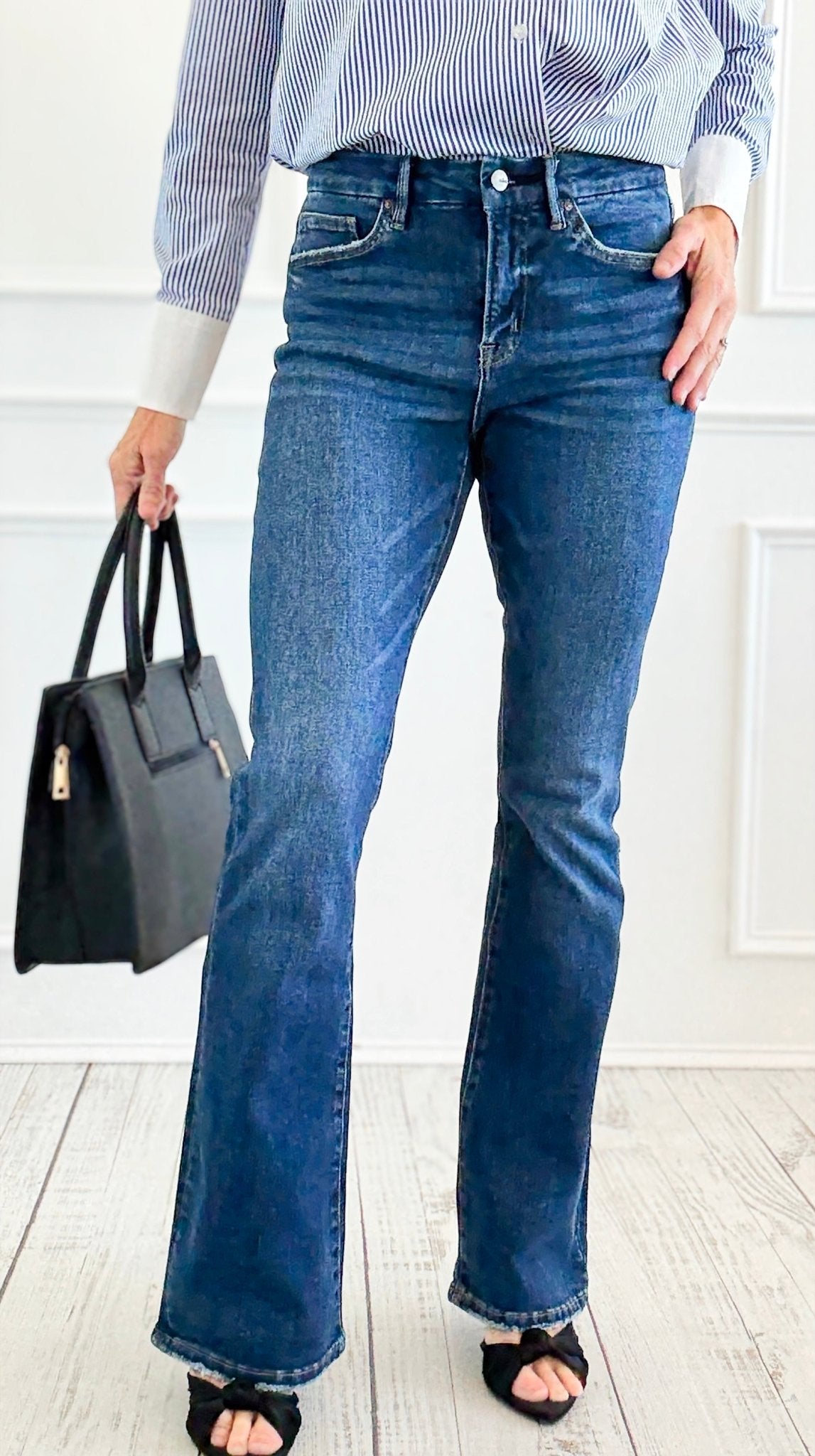Classic High Denim Pant-190 Denim-Mica Denim-Coastal Bloom Boutique, find the trendiest versions of the popular styles and looks Located in Indialantic, FL