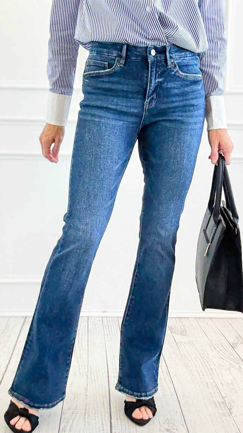 Classic High Denim Pant-190 Denim-Mica Denim-Coastal Bloom Boutique, find the trendiest versions of the popular styles and looks Located in Indialantic, FL