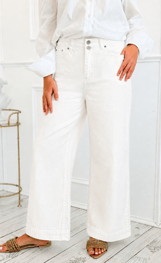 Classic High Rise Flared Denim