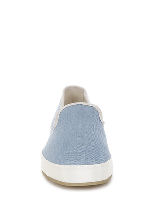 Coastal Breeze Denim Slip-On Sneakers