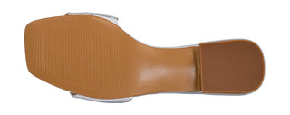 Coastal Ease Slide Sandals - Silver Mirror Metallic