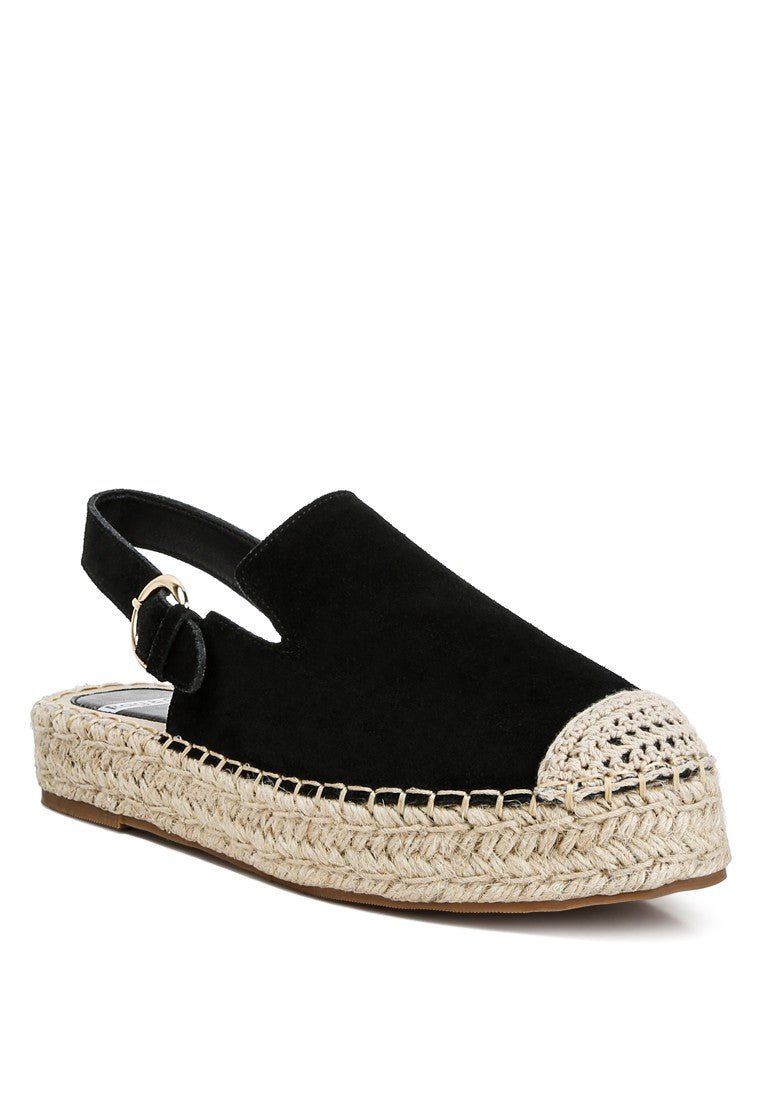 Coastal Ease Slingback Espadrille Flat