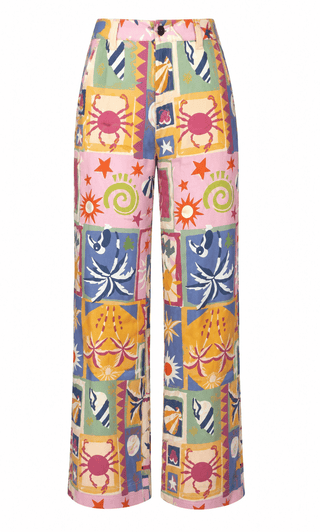 Coastal Print Pants