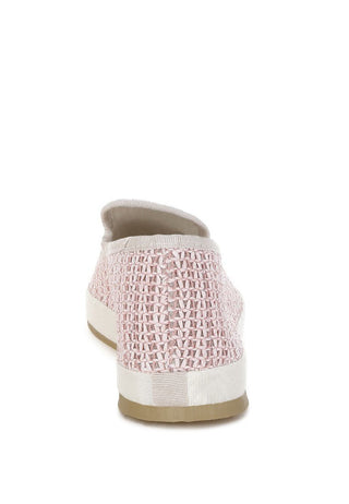 Coastal Weave Slip-On Loafer - Pink
