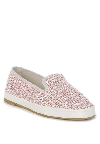 Coastal Weave Slip-On Loafer - Pink