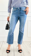 Coastline Crop Denim Pant-190 Denim-Mica Denim-Coastal Bloom Boutique, find the trendiest versions of the popular styles and looks Located in Indialantic, FL