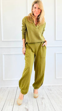 Coastline Lounge Joggers-100 Pants-MONO B-Coastal Bloom Boutique, find the trendiest versions of the popular styles and looks Located in Indialantic, FL