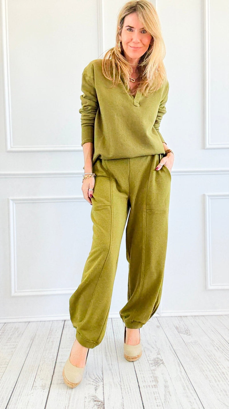 Coastline Lounge Joggers-100 Pants-MONO B-Coastal Bloom Boutique, find the trendiest versions of the popular styles and looks Located in Indialantic, FL