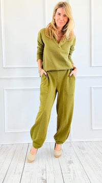 Coastline Lounge Joggers-100 Pants-MONO B-Coastal Bloom Boutique, find the trendiest versions of the popular styles and looks Located in Indialantic, FL