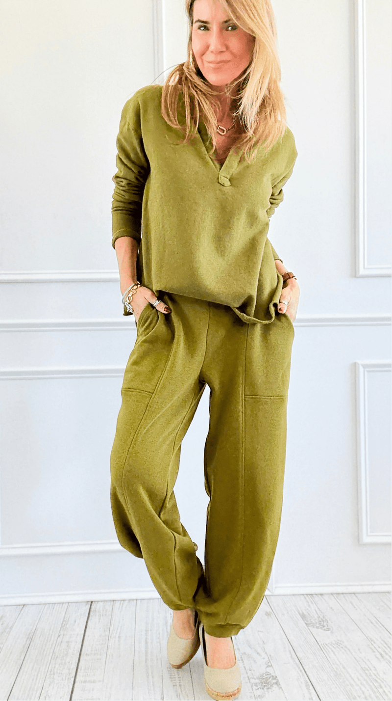 Coastline Lounge Joggers-100 Pants-MONO B-Coastal Bloom Boutique, find the trendiest versions of the popular styles and looks Located in Indialantic, FL