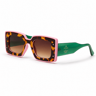 Colorblock Frame Sunglasses